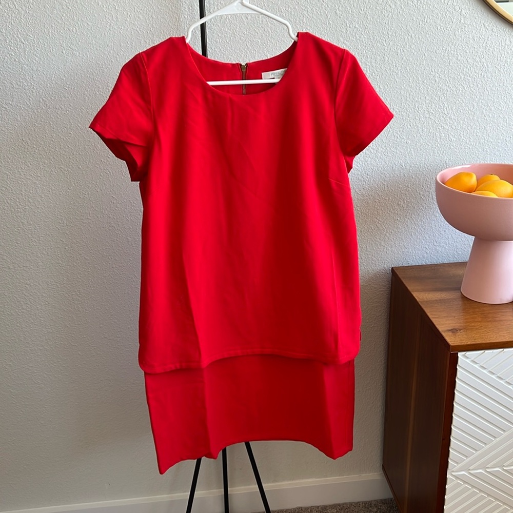 Red shift dress - Piperlime - size medium